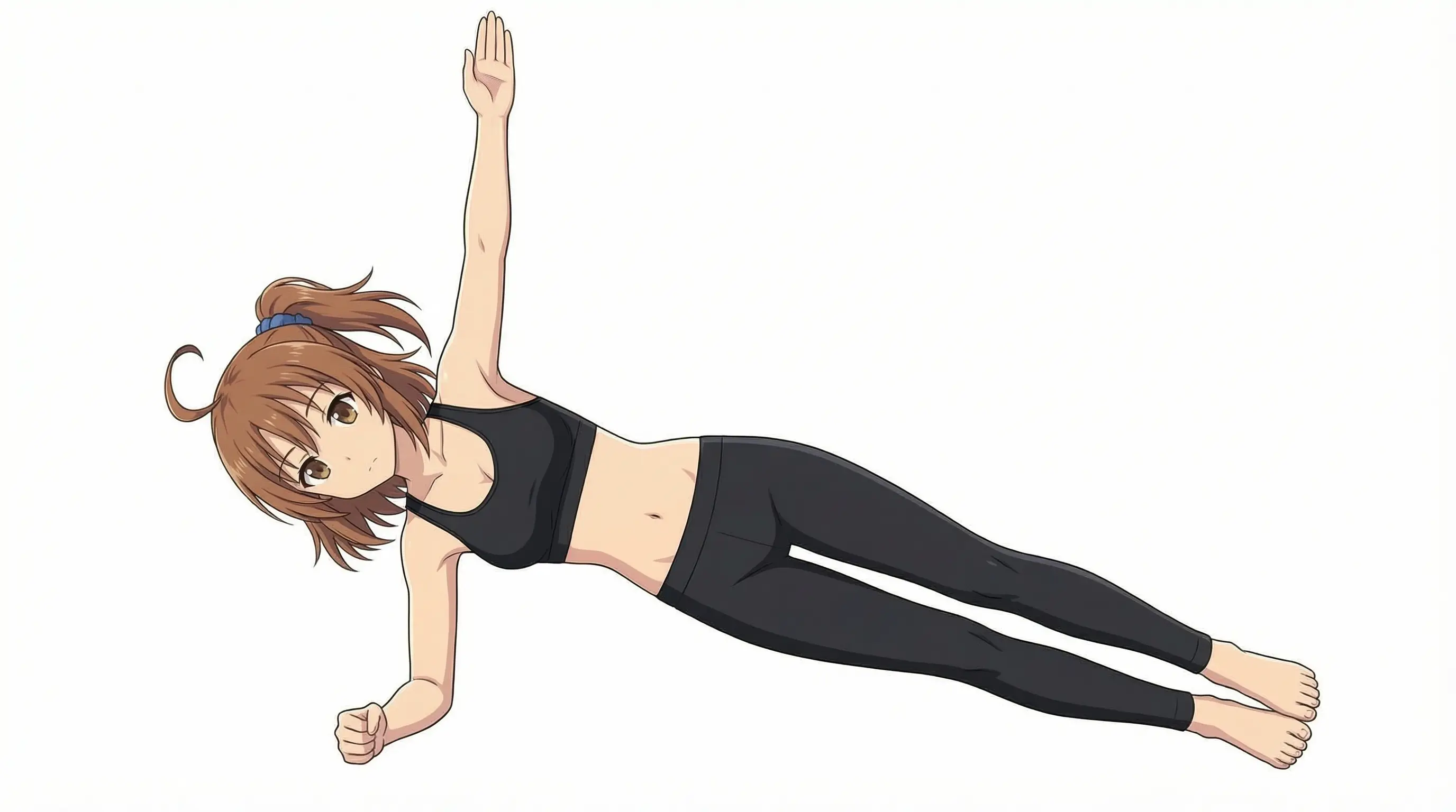 サイドプランクの正しいフォーム