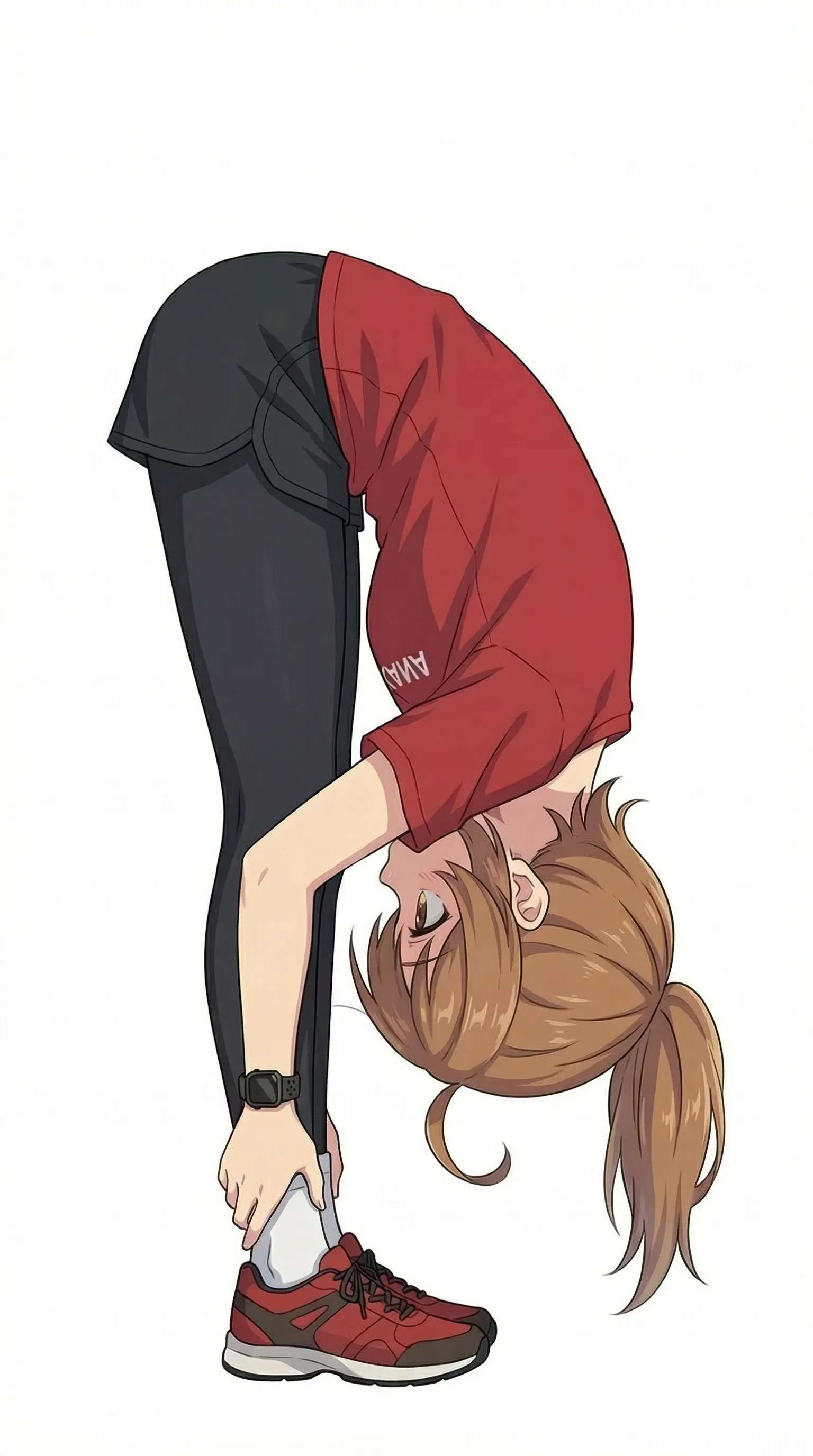 椅子を使う場合の膝を伸ばした状態