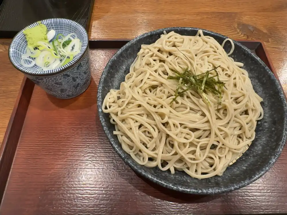 十割蕎麦のざるそば