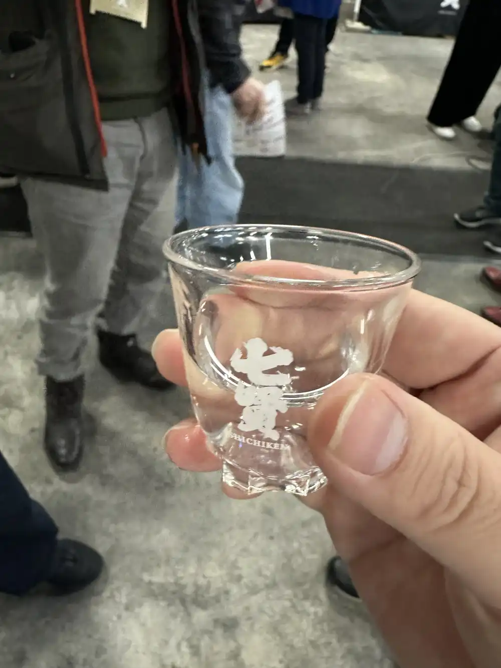 七賢の試飲グラス