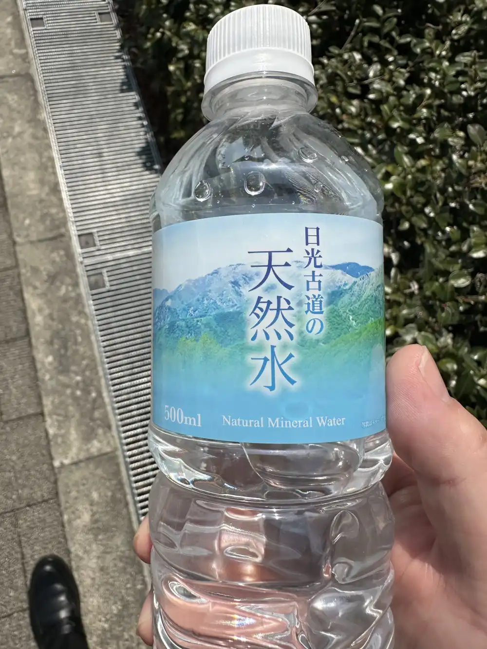 日光古道の天然水