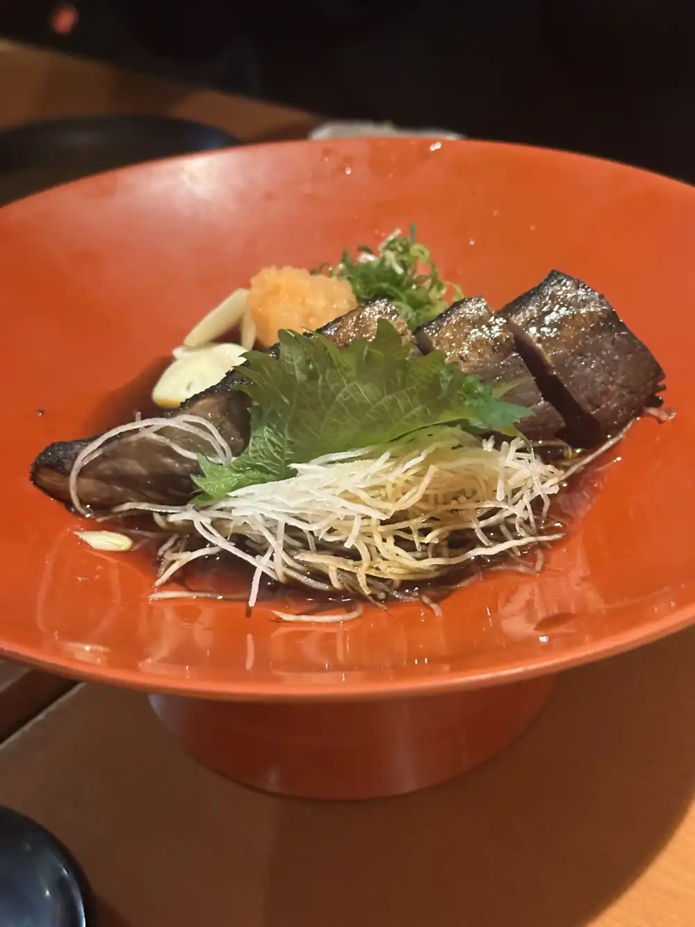 長宗我部のかつおの刺身