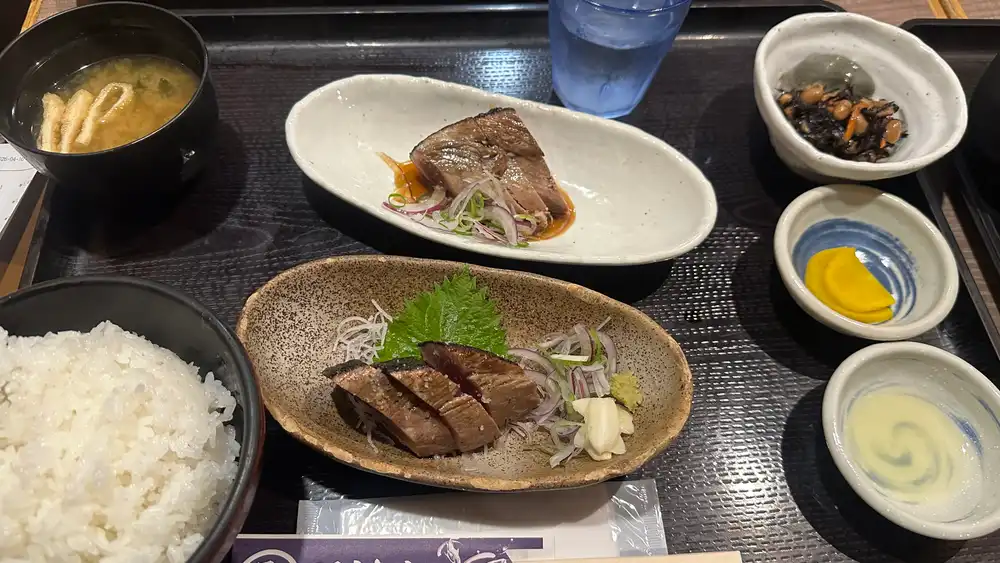 かつおのたたき定食