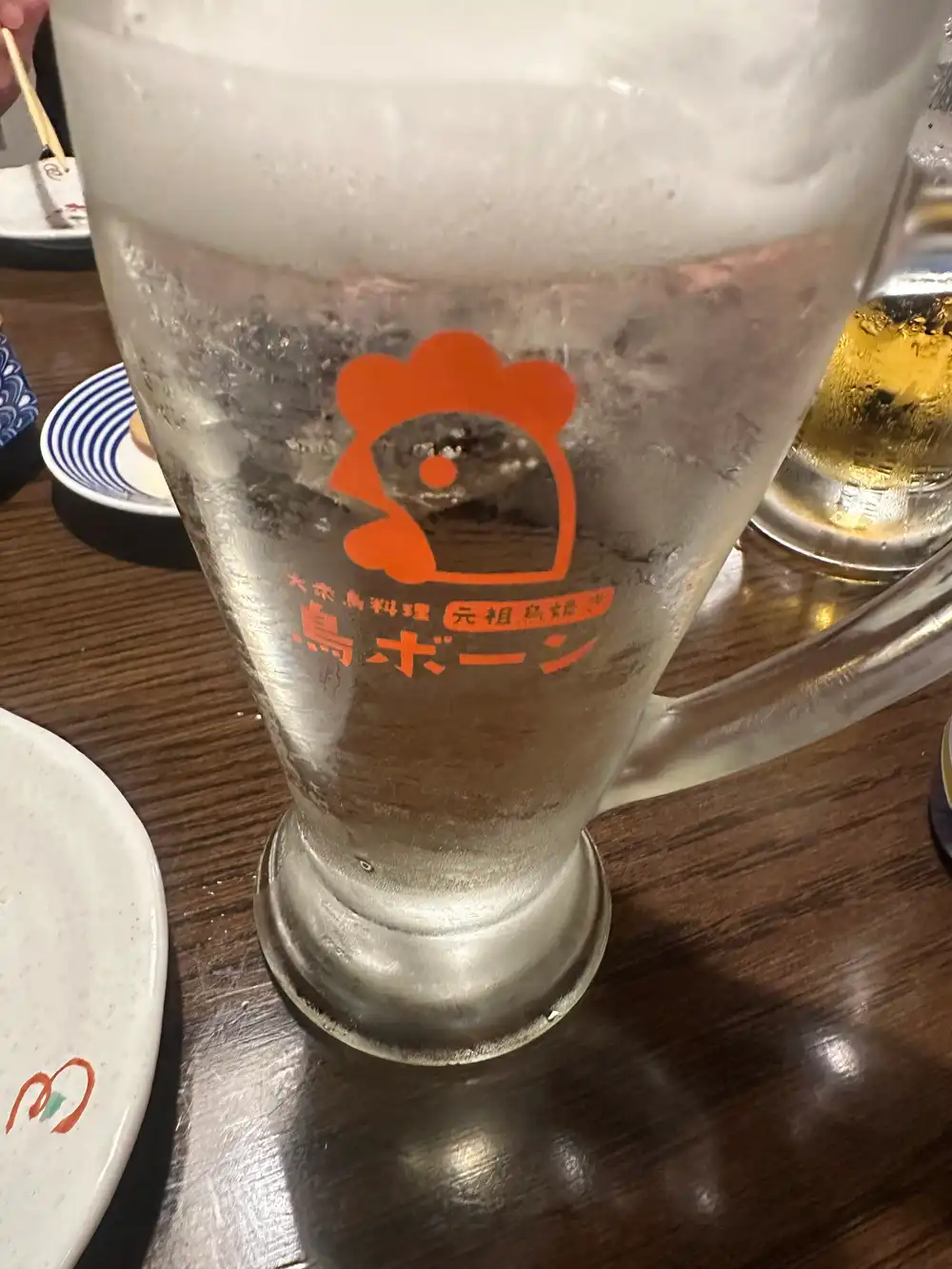 鳥ボーンのジョッキ