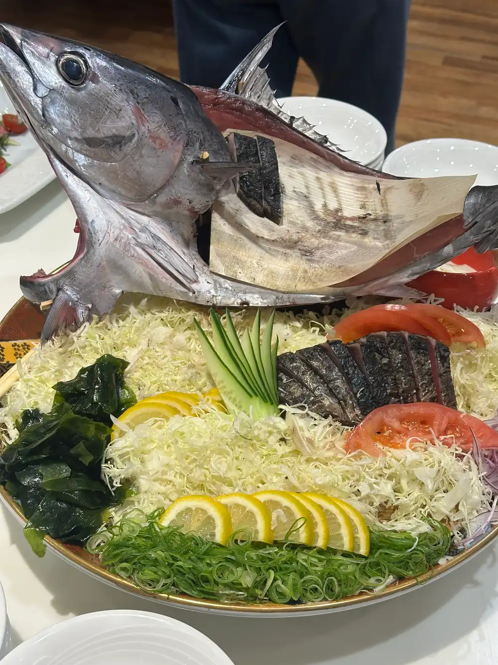 カツオの船盛り