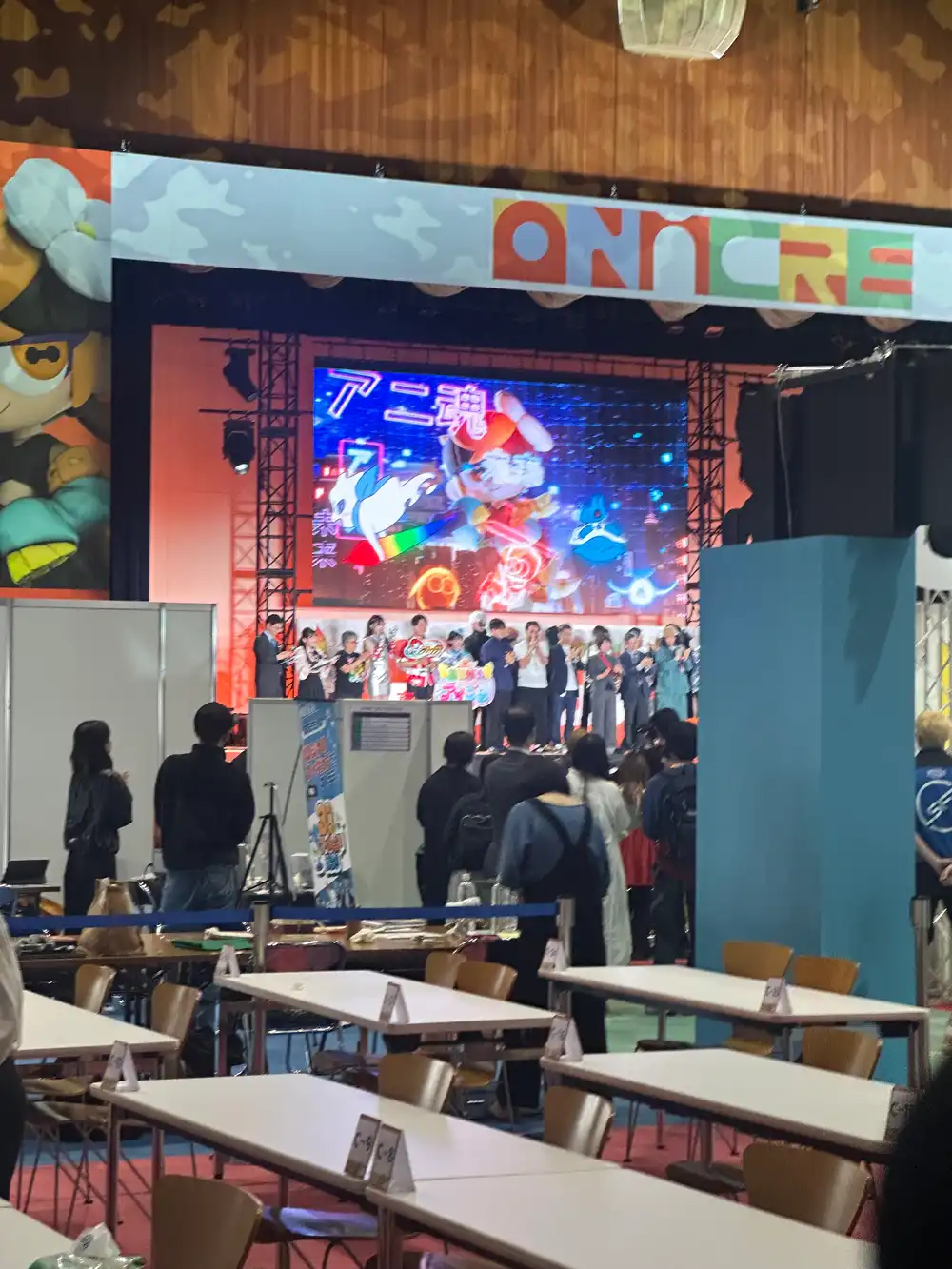 アニクリ祭のステージ