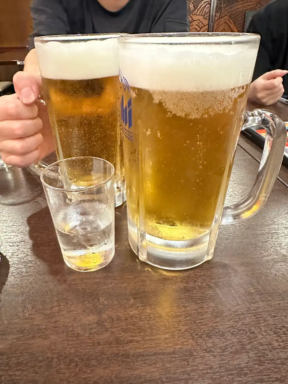 生ビール2杯