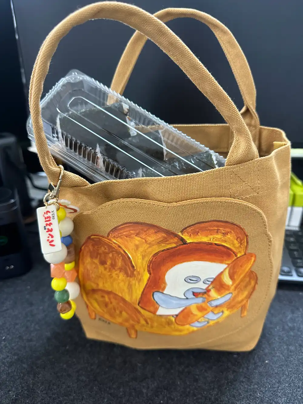 パンの精トートと京樽の弁当