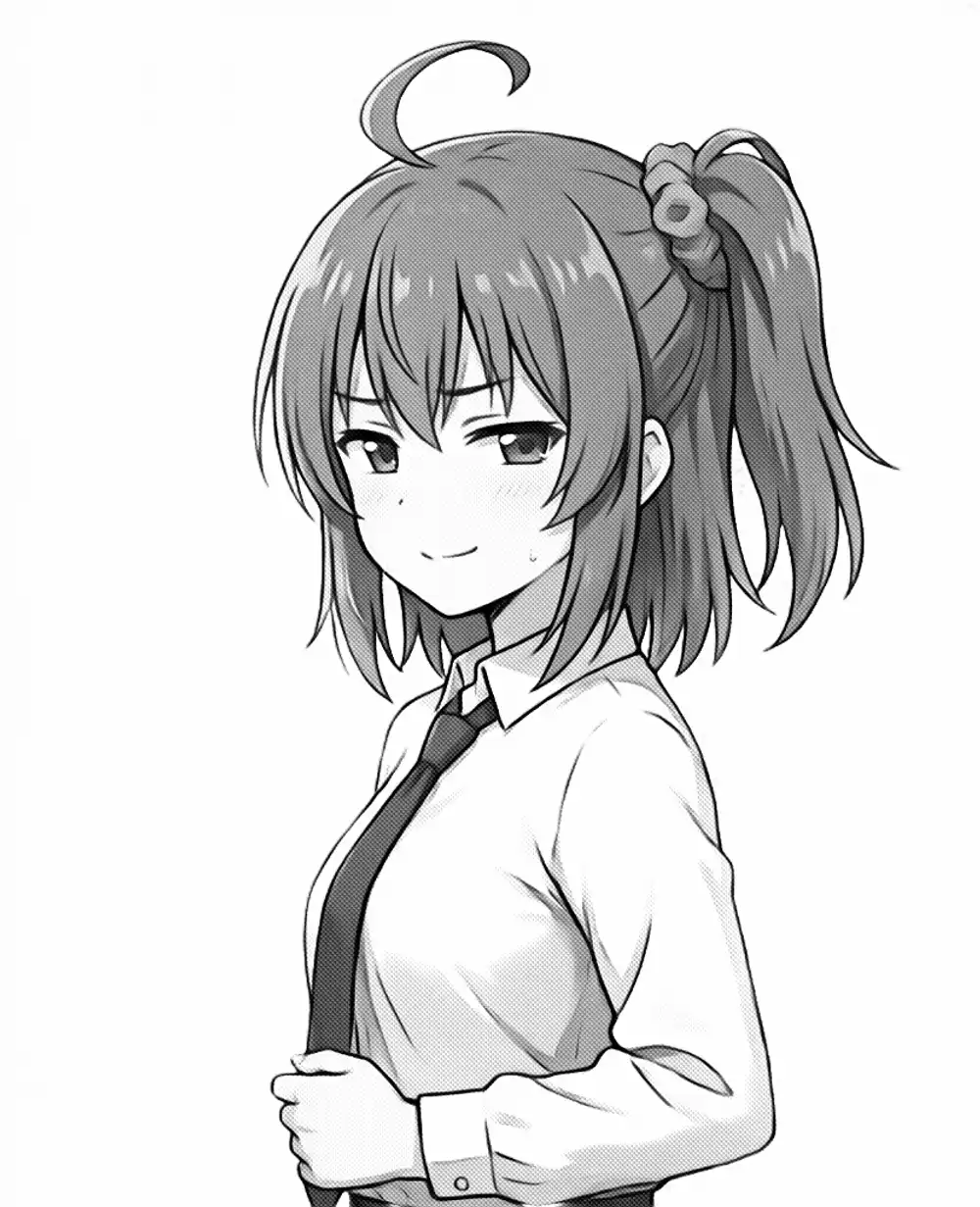 胃のあたりをさすりながら苦笑いするかなちゃん