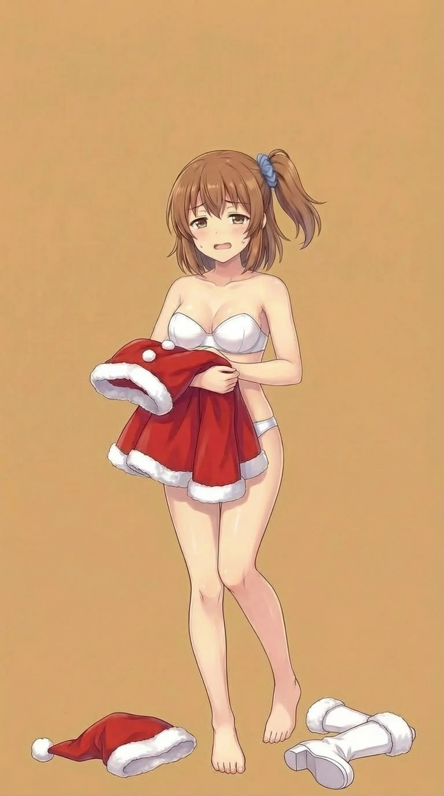 スカートも脱いだ