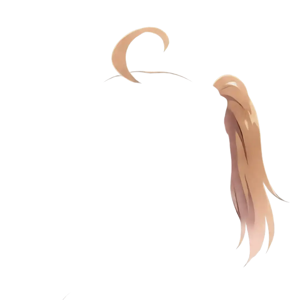 layer_1: アホ毛+サイドテール