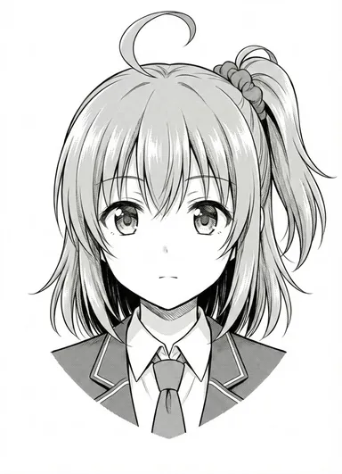 元画像: トーン処理済み線画