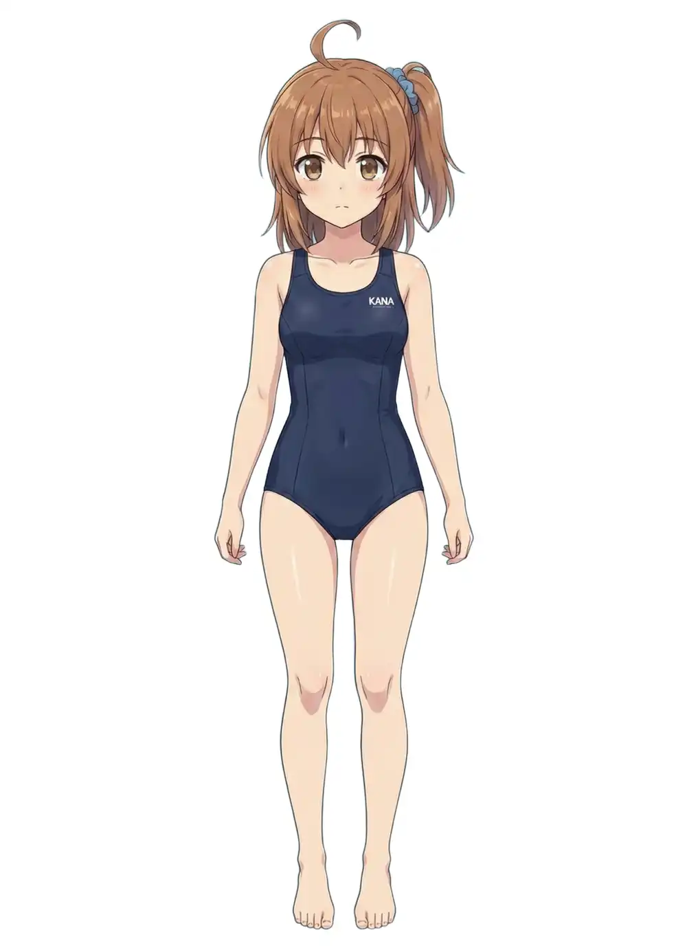 Kanachan front, swimsuit, background removed