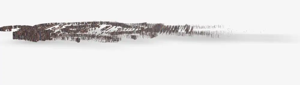 Chibi seen from the side: almost no depth, basically a flat wall