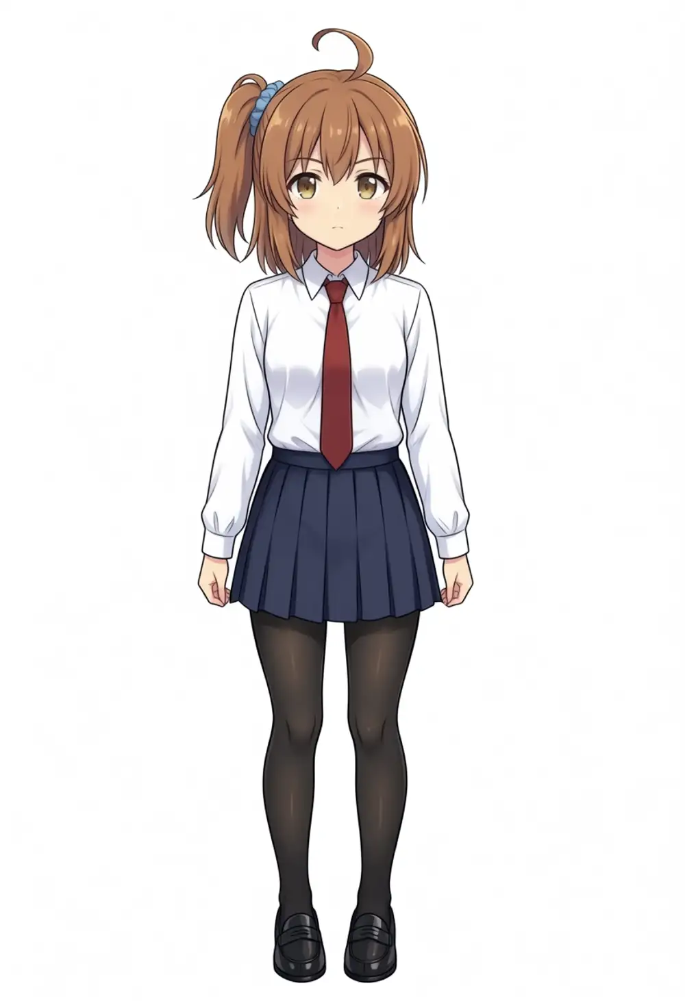 EN right side ponytail