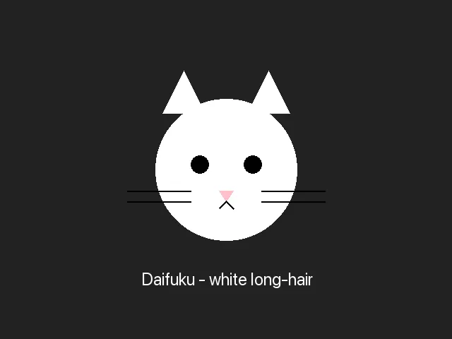 Daifuku（猫）のポートレート