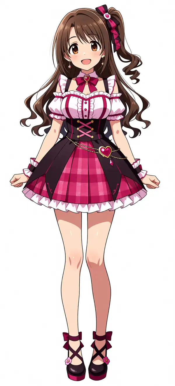 Anima's rendering of Uzuki Shimamura (seed 42). Idol stage costume version