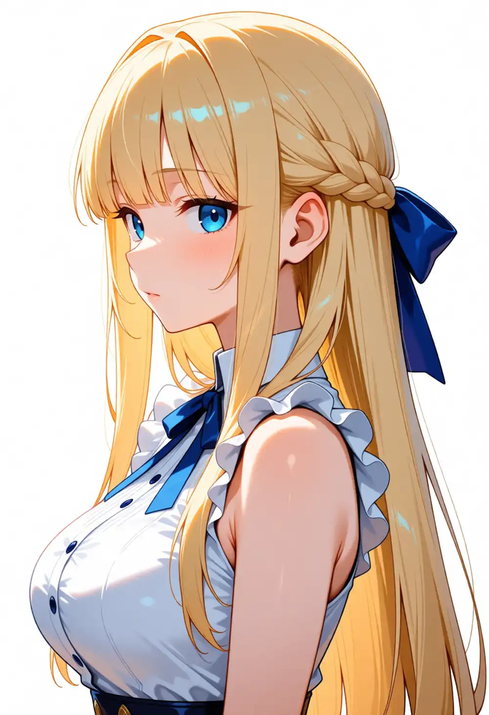Condition F image 4. Same sidelocks, white frilly outfit