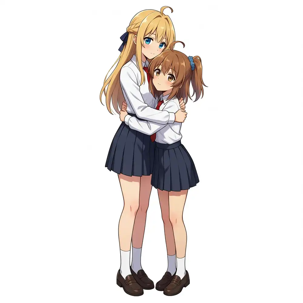 s04 Codex版。けい保持でハグと身長差は出るが、見上げは弱い