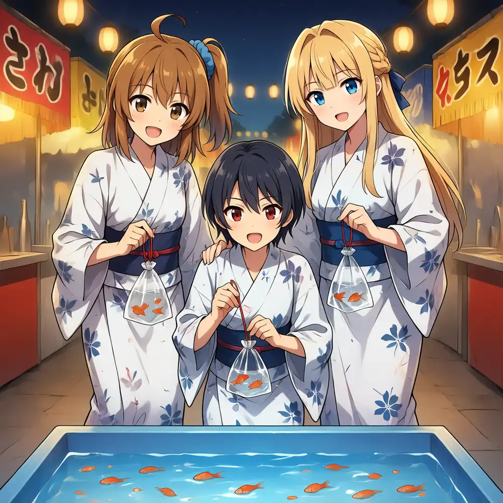s06 Claude版フリーフォーム。3人全員が袋持ち