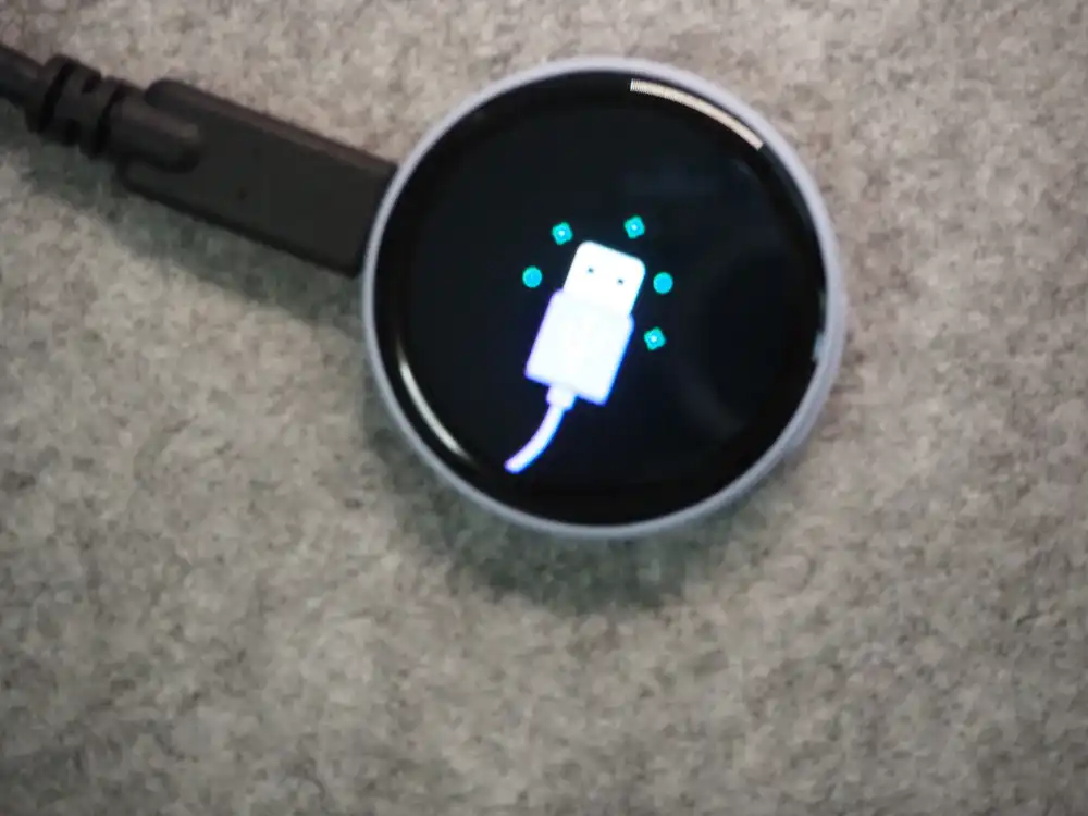 充電中に表示されるUSBアイコン