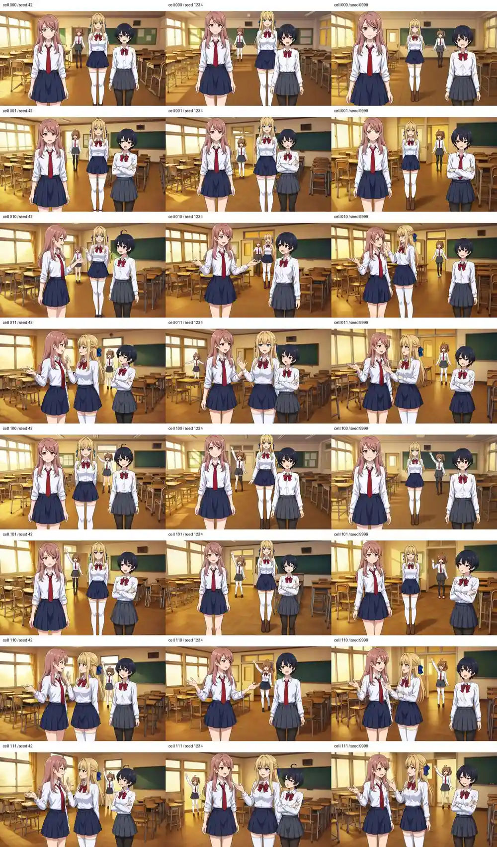 8通り×3シードの全24枚