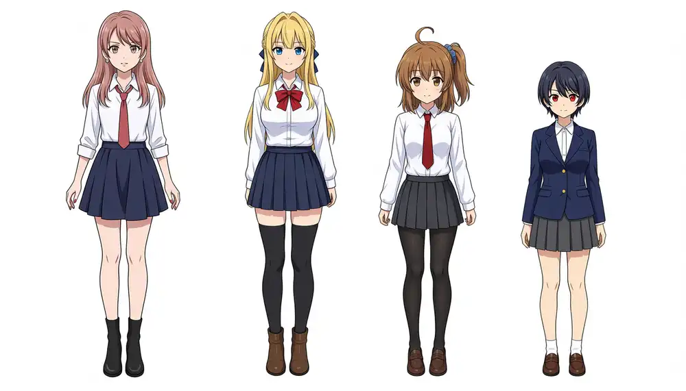 4人立ち 全指定 Anima-2.9B 付け替え シード42