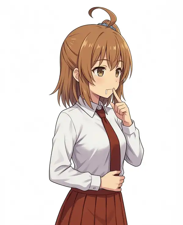 seed 1654146746. Scrunchie on top of the head