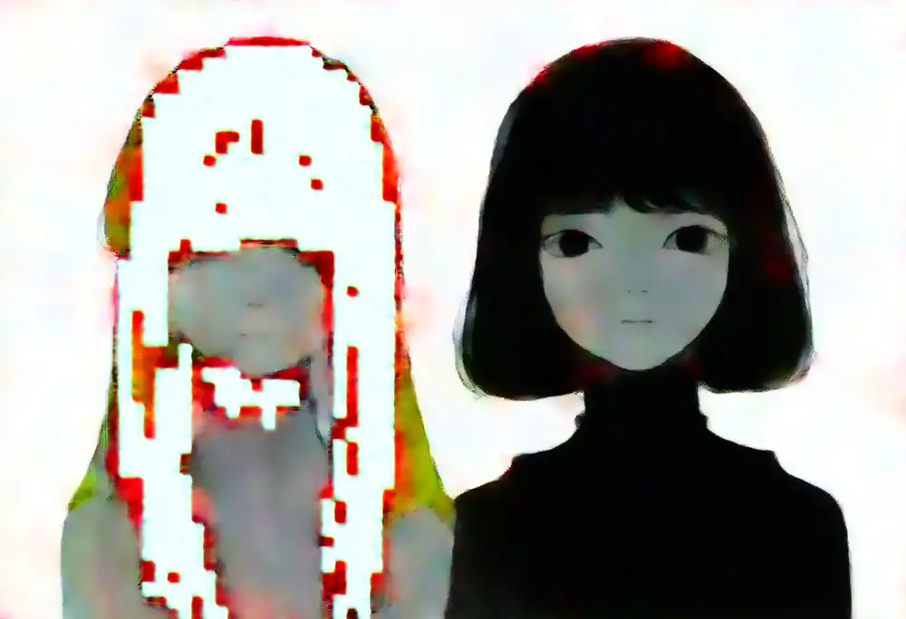 E7 E7-1。R−A 平均の方向をBlock 12〜15の左の髪の領域に係数1.0で足した結果(次元の除外はなし)