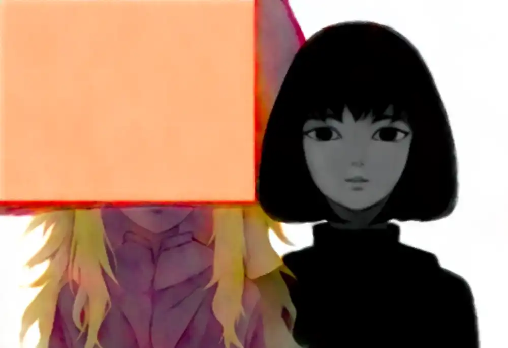E7 E7-2。R−A 平均の方向をBlock 12〜15の左上の領域に係数1.0で足した結果(次元の除外はなし)