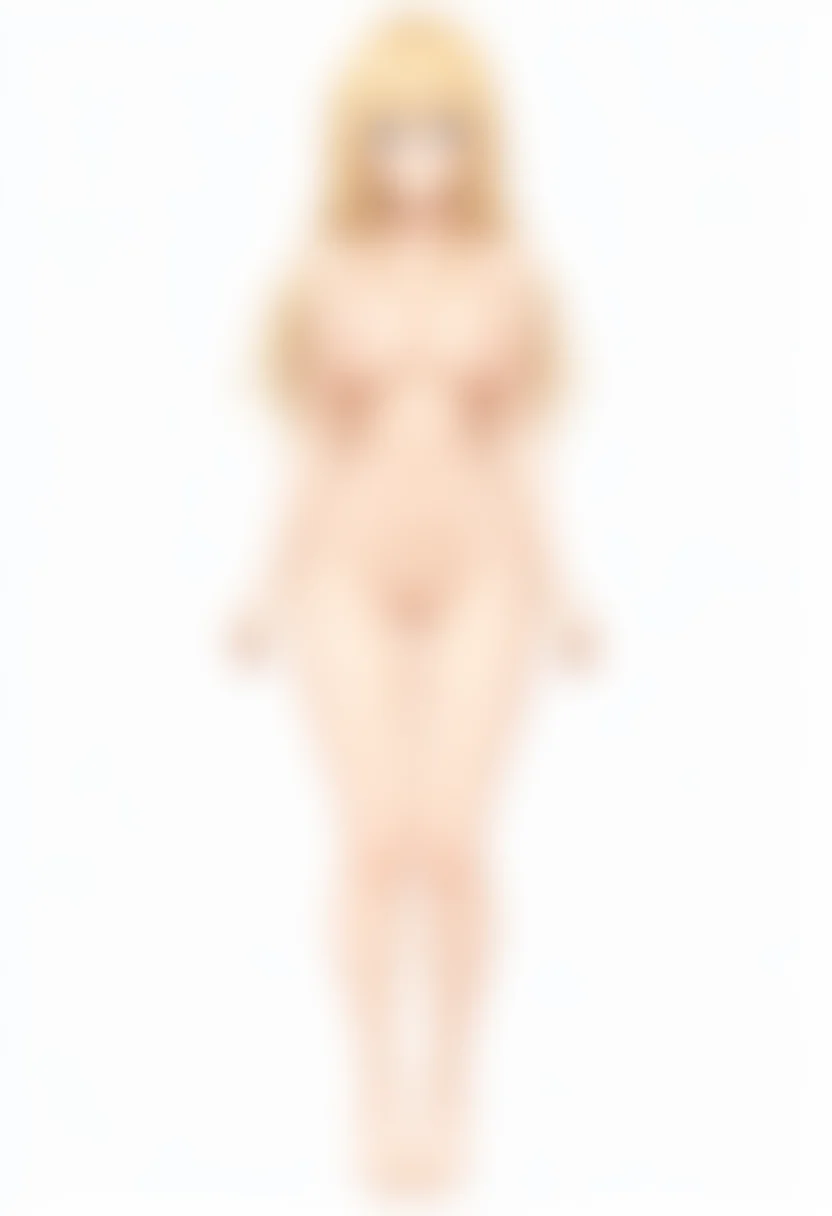 Qwen-Image 2.1でnsfwタグありの正面全身を出した画像。掲載用にぼかし加工済み