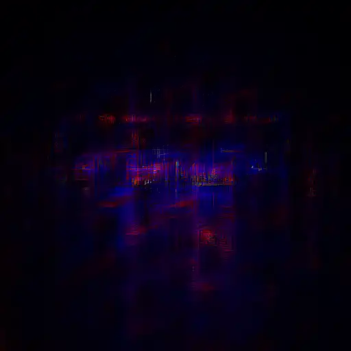 512×512、4ステップで出た暗いネオン看板の画像