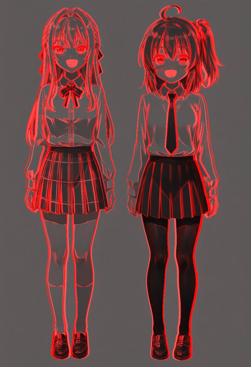 Difference heatmap for condition A. Red along the contours of the whole body