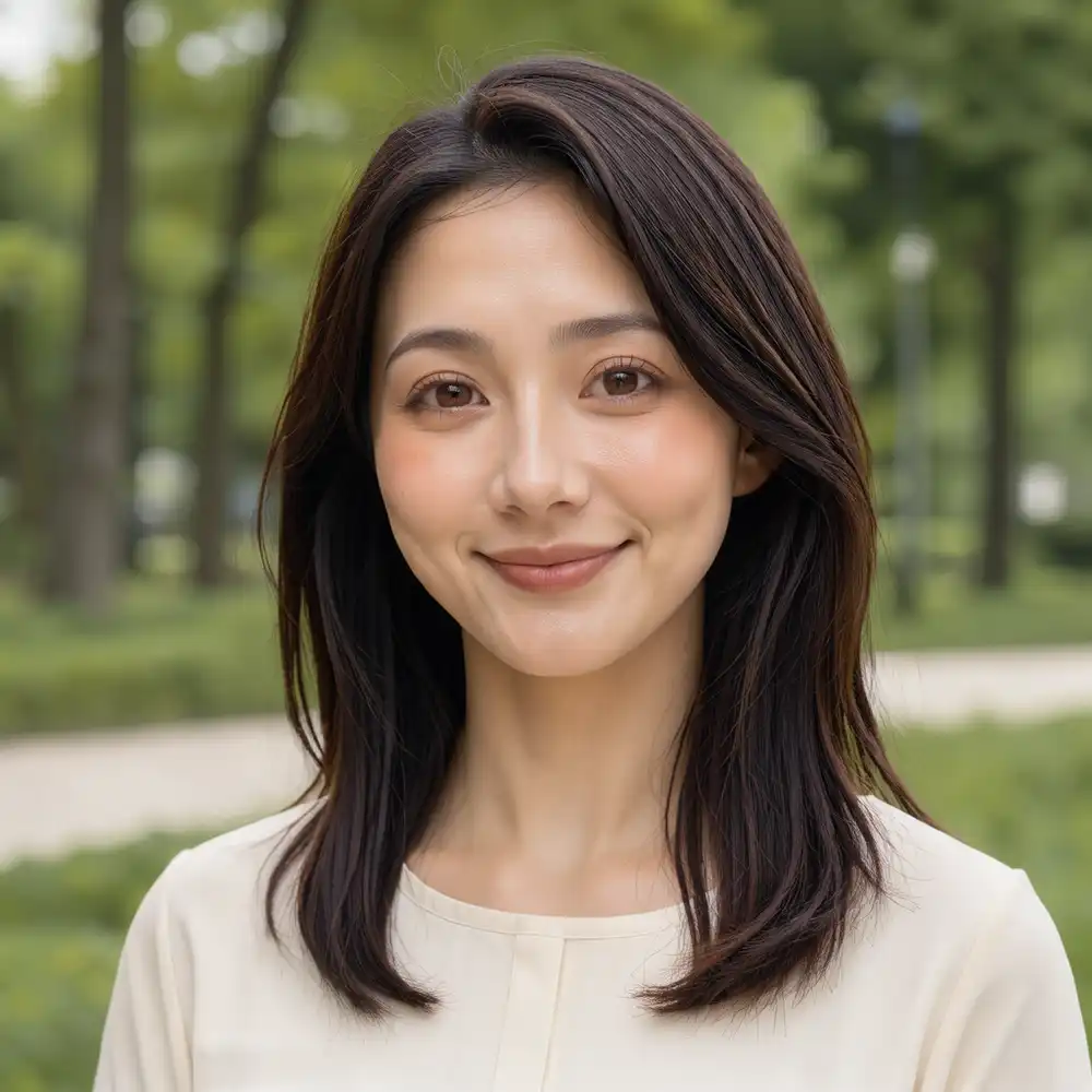 23歳の美容写真を指定したFLUX 3の人物