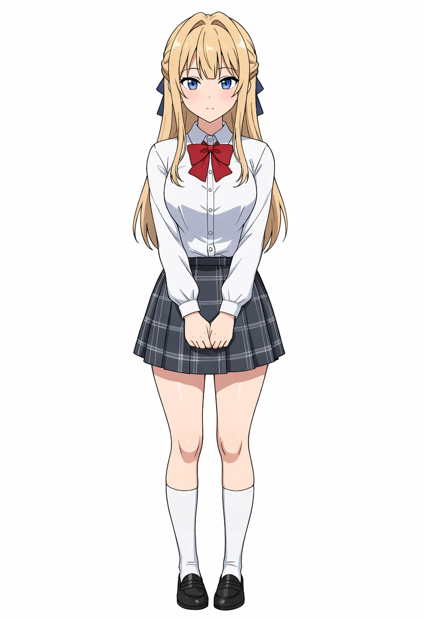 Aesthetic v1.1 Kei-chan with twintails, seed 100
