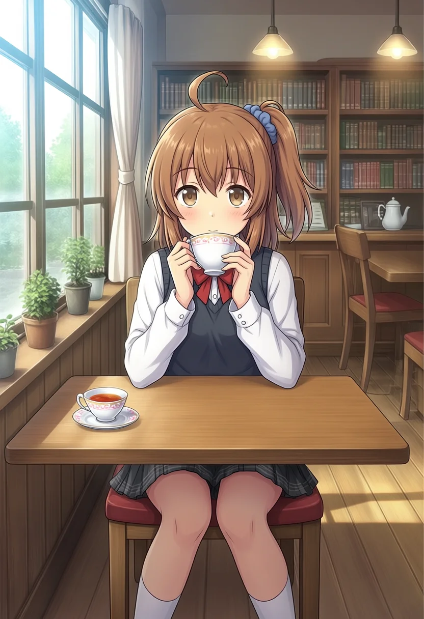 Base Kana-chan in cafe, seed 42