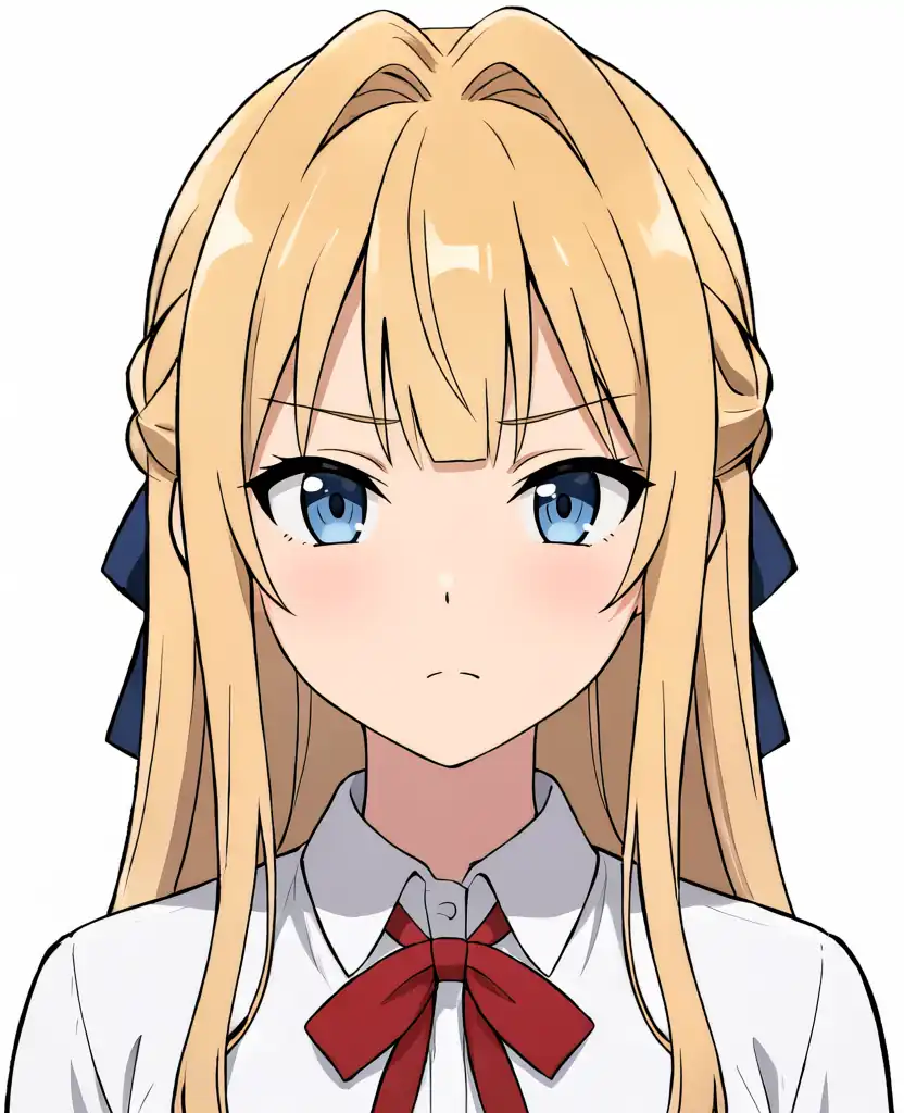 EVO-X2で出力したAesthetic v1.1のけいちゃんのバストアップ、seed 42