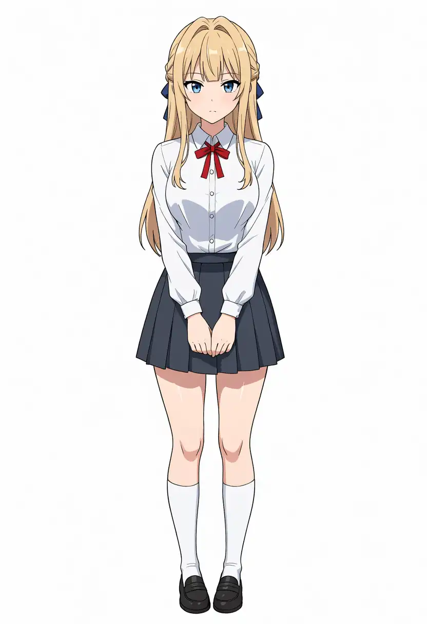 EVO-X2で出力したAesthetic v1.1のけいちゃんの全身、seed 300