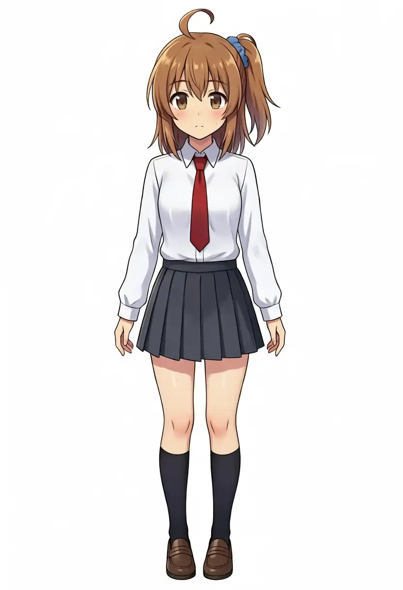 EVO-X2で出力したBase+Turbo LoRAのかなちゃんの全身、seed 200