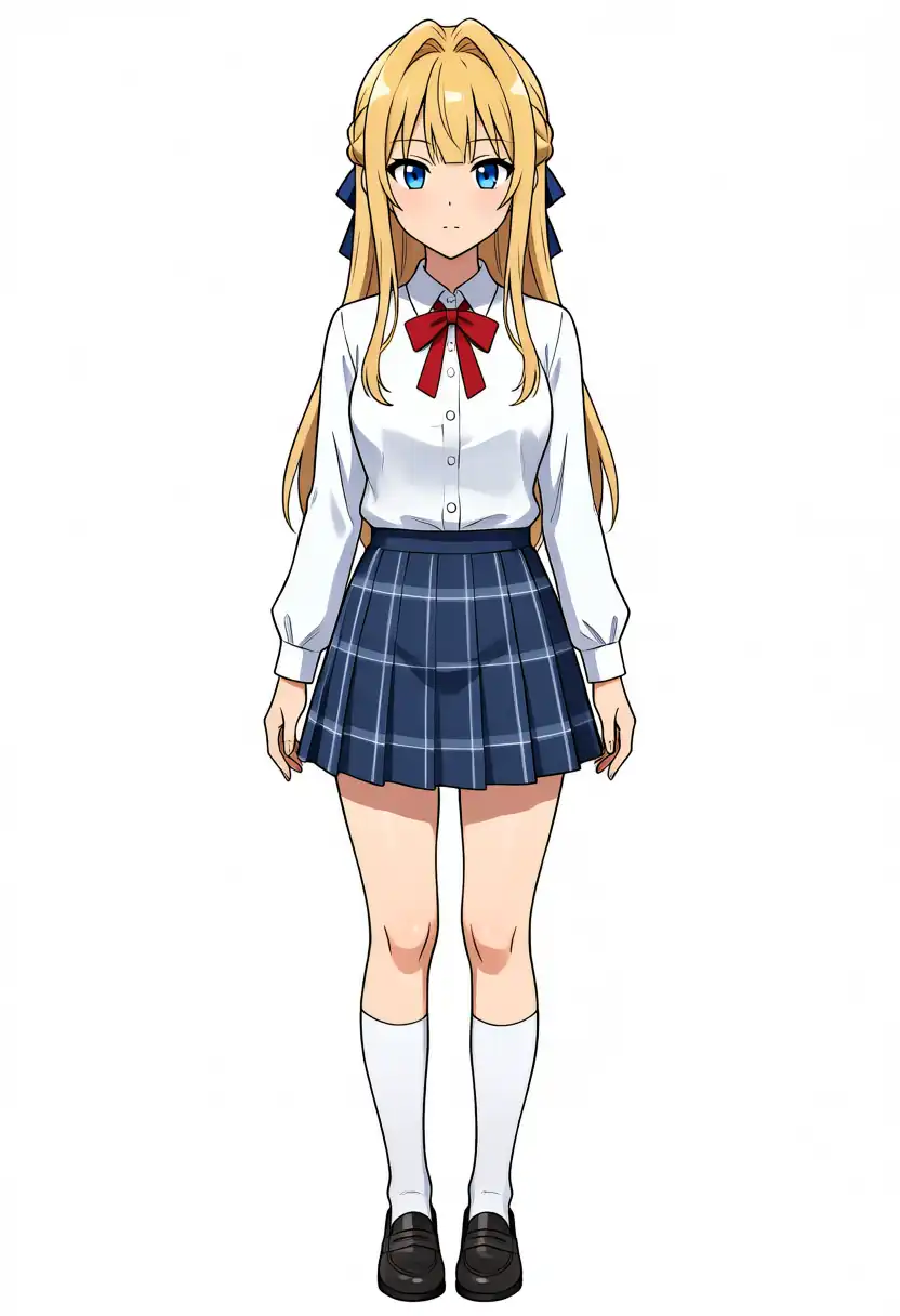 EVO-X2で出力したBase+Turbo LoRAのけいちゃんの全身、seed 200
